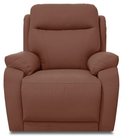 Collection Ricardo Leather Recliner Chair - Tan.